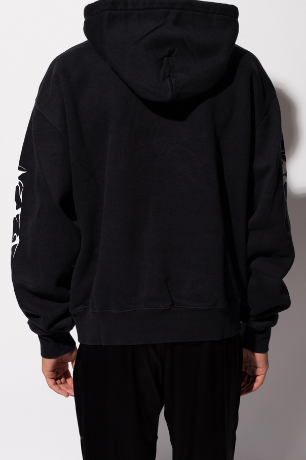 【HERON PRESTON】 CTNMB HOODIE (送料込み) HERON PRESTON CTNMB STRASS LOGO HOODIE MEN SWEATSHIRT